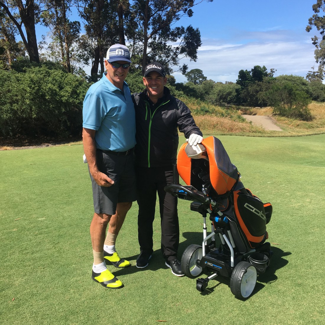 Aussie stars gifted with Sureshotgps and MGI golf products in time for summer