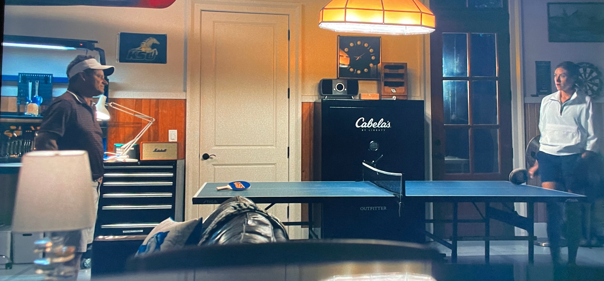 Tivoli Audio Music System Home on set in Chad Powers (Hulu)